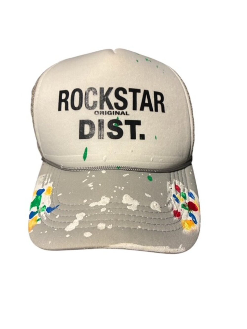 Rockstar Original Dist. Neptune Trucker Hat-Mesh Back-Adjustable Snapback
